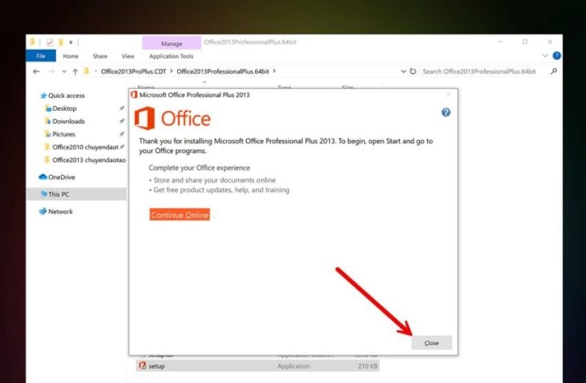 Các bước tải và cài đặt Office 2013 bản mới nhất