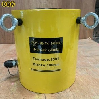 Kích thủy lực 1 chiều 200 tấn 100mm TLP HHYG-200100 kich thuy luc 1 chieu 200 tan hanh trinh 100mm tlp hhyg 200100