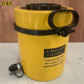 Kích thủy lực 1 chiều rỗng tâm 100 tấn 75mm TLP HHYG-10075K kich thuy luc 1 chieu rong tam 100 tan hanh trinh 75mm tlp hhyg 10075k